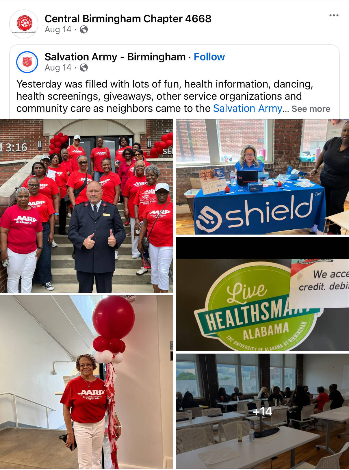 AARP Birmingham Events | Central Birmingham Chapter 4668